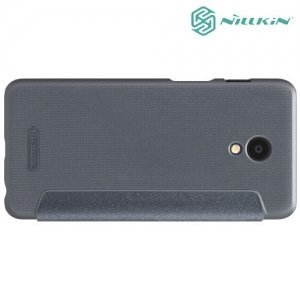 Nillkin ультра тонкий чехол книжка для Meizu M6s - Sparkle Case Серый