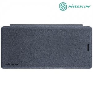 Nillkin ультра тонкий чехол книжка для Samsung Galaxy Note 8 - Sparkle Case Серый
