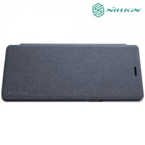 Nillkin ультра тонкий чехол книжка для Samsung Galaxy Note 8 - Sparkle Case Серый 