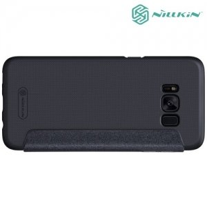 Nillkin ультра тонкий чехол книжка для Samsung Galaxy S8 - Sparkle Case Серый