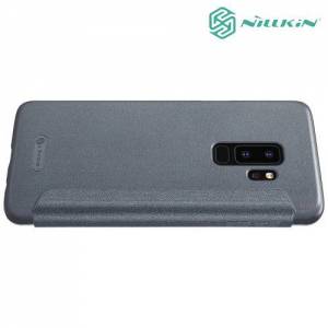 Nillkin ультра тонкий чехол книжка для Samsung Galaxy S9 Plus - Sparkle Case Серый 
