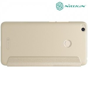 Nillkin ультра тонкий чехол книжка для Xiaomi Mi Max 2 - Sparkle Case Золотой