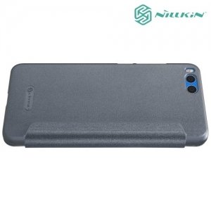 Nillkin ультра тонкий чехол книжка для Xiaomi Mi Note 3 - Sparkle Case Серый