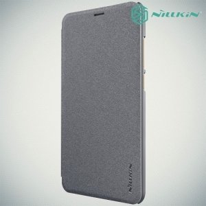 Nillkin ультра тонкий чехол книжка для Xiaomi Redmi 5 Plus - Sparkle Case Серый