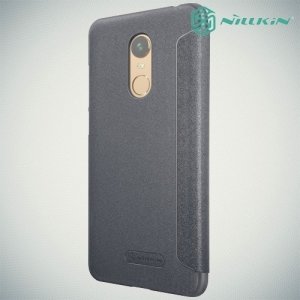 Nillkin ультра тонкий чехол книжка для Xiaomi Redmi 5 Plus - Sparkle Case Серый