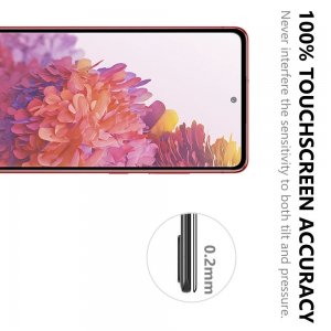 Олеофобное Закаленное Защитное Стекло для Samsung Galaxy S20 FE черное