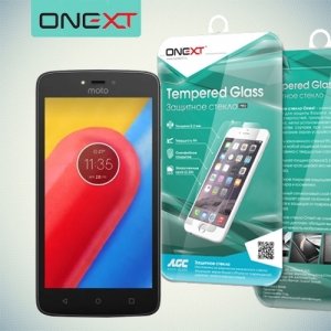 OneXT Закаленное защитное стекло для Motorola Moto C