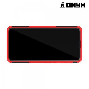 ONYX Противоударный бронированный чехол для Asus Zenfone 6 ZS630KL - Красный