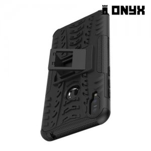 ONYX Противоударный бронированный чехол для Asus Zenfone Max Pro (M1) ZB601KL / ZB602KL- Черный