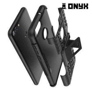 ONYX Противоударный бронированный чехол для Huawei Honor 7C Pro - Черный
