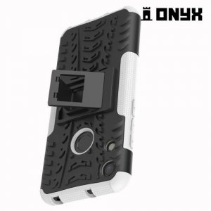 ONYX Противоударный бронированный чехол для Huawei Honor 8A - Белый