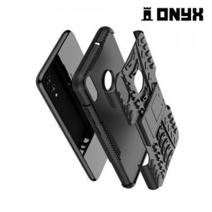 ONYX Противоударный бронированный чехол для Huawei Honor 8X - Черный