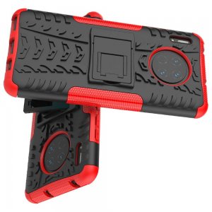 ONYX Противоударный бронированный чехол для Huawei Mate 30 - Красный / Черный