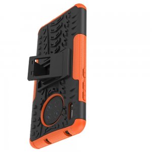 ONYX Противоударный бронированный чехол для Huawei Mate 30 - Оранжевый / Черный