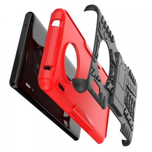 ONYX Противоударный бронированный чехол для Huawei Mate 30 Pro - Красный / Черный