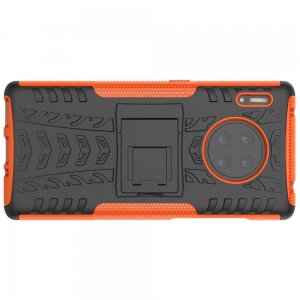 ONYX Противоударный бронированный чехол для Huawei Mate 30 Pro - Оранжевый / Черный
