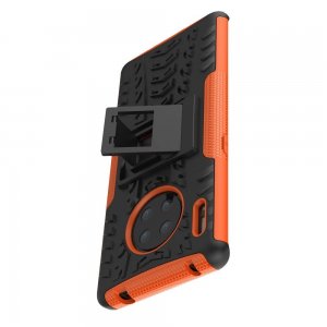 ONYX Противоударный бронированный чехол для Huawei Mate 30 Pro - Оранжевый / Черный