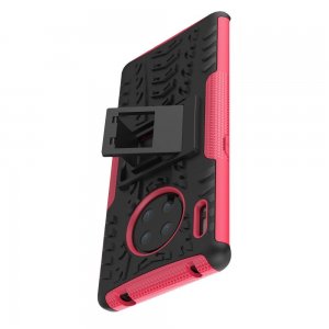 ONYX Противоударный бронированный чехол для Huawei Mate 30 Pro - Розовый / Черный
