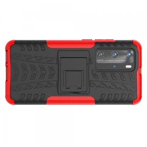 ONYX Противоударный бронированный чехол для Huawei P40 Pro / Huawei P40 Pro Plus - Красный / Черный