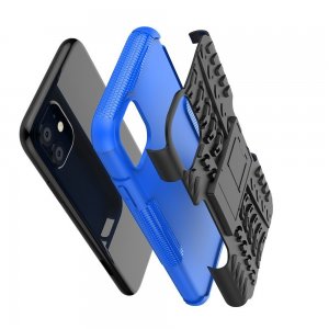 ONYX Противоударный бронированный чехол для iPhone 11 - Синий / Черный