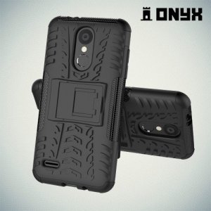 ONYX Противоударный бронированный чехол для LG K8 (2018) / LG K9 - Черный