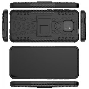 ONYX Противоударный бронированный чехол для Motorola Moto G9 Play / Moto E7 Plus - Черный