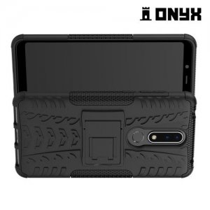 ONYX Противоударный бронированный чехол для Nokia 3.1 Plus - Черный