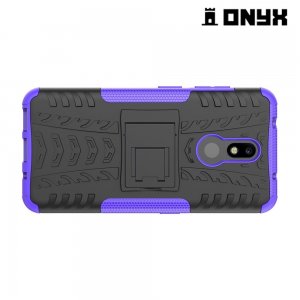ONYX Противоударный бронированный чехол для Nokia 3.2 - Фиолетовый