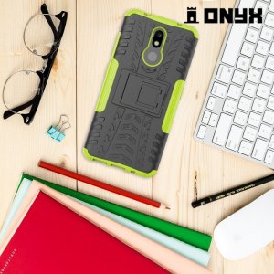 ONYX Противоударный бронированный чехол для Nokia 3.2 - Зеленый