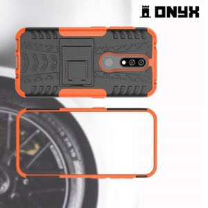 ONYX Противоударный бронированный чехол для Nokia 4.2 - Оранжевый