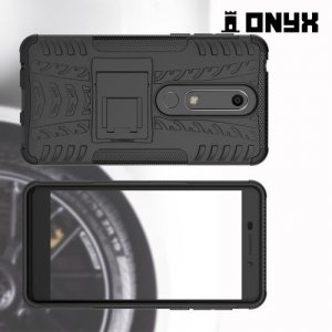 ONYX Противоударный бронированный чехол для Nokia 6.1 - Черный