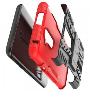 ONYX Противоударный бронированный чехол для OnePlus 7T Pro - Красный