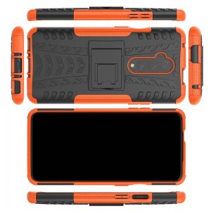ONYX Противоударный бронированный чехол для OnePlus 7T Pro - Оранжевый