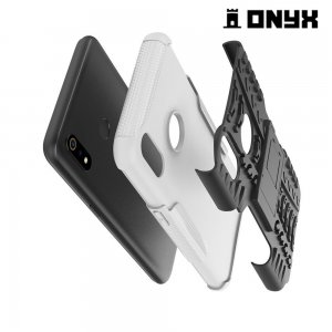 ONYX Противоударный бронированный чехол для Oppo Realme 3 - Белый
