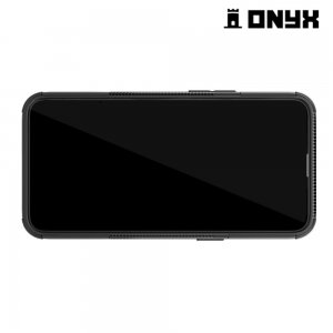 ONYX Противоударный бронированный чехол для Oppo Realme 3 - Черный