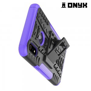 ONYX Противоударный бронированный чехол для Oppo Realme 3 - Фиолетовый
