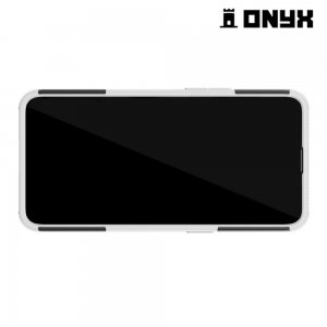ONYX Противоударный бронированный чехол для Oppo Realme 3 Pro / X Lite - Белый