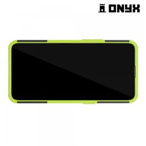 ONYX Противоударный бронированный чехол для Oppo Realme 3 Pro / X Lite - Зеленый