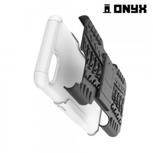 ONYX Противоударный бронированный чехол для OPPO Realme C2 - Белый