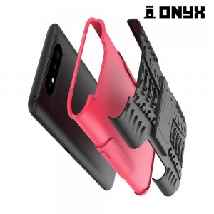 ONYX Противоударный бронированный чехол для Samsung Galaxy A80 / A90 - Розовый