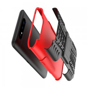 ONYX Противоударный бронированный чехол для Samsung Galaxy A80 - Красный