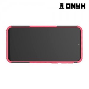 ONYX Противоударный бронированный чехол для Samsung Galaxy M20 - Розовый