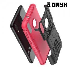 ONYX Противоударный бронированный чехол для Samsung Galaxy M20 - Розовый