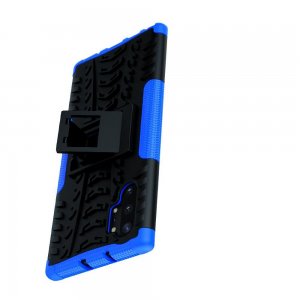 ONYX Противоударный бронированный чехол для Samsung Galaxy Note 10 Plus / 10+ - Синий / Черный