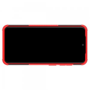 ONYX Противоударный бронированный чехол для Samsung Galaxy S20 - Красный