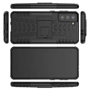 ONYX Противоударный бронированный чехол для Samsung Galaxy S21 Plus / S21+ - Черный