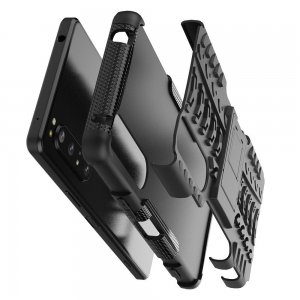 ONYX Противоударный бронированный чехол для Sony Xperia 1 II - Черный