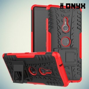 ONYX Противоударный бронированный чехол для Sony Xperia XZ3 - Красный
