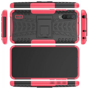 ONYX Противоударный бронированный чехол для Xiaomi Mi 9 lite - Розовый / Черный