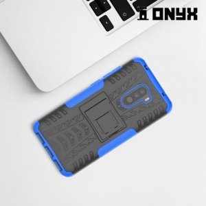 ONYX Противоударный бронированный чехол для Xiaomi Pocophone F1 - Синий